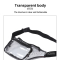PVC waist pack PVC waterproof shoulder bag transparent waist pack